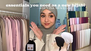 Hijab tips/essentials for beginners|بغيتي ديري الحجاب و مترددة؟تفرجي فهاد الفيديو🧕🏻🩷