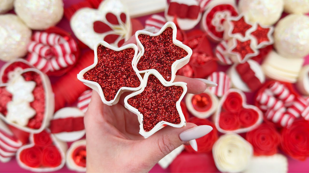 [ASMR] Sleep-Inducing Soap Carving & Glitter Foam Pressing | Relaxing Brain Massage (No Talking)