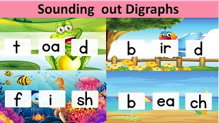 Digraphs Made Easy! Teach Your Kids To Sound Out And Blend Digraphs With This Fun Phonics Video.