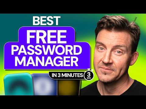 Best FREE password manager | 3-minute BEST password manager comparison