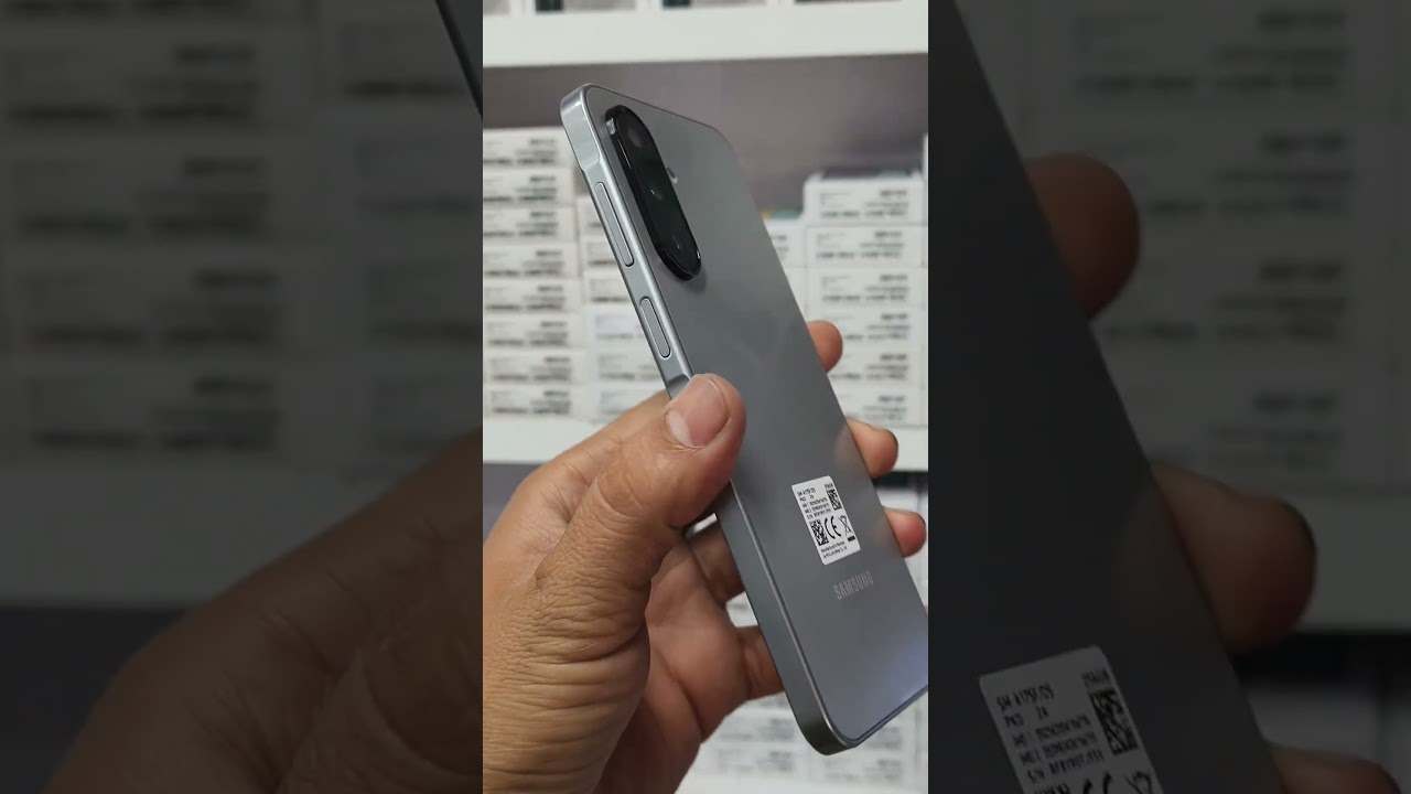 Samsung A17 Gray unboxing