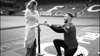 Liverpool Fc Wedding And Engagement Proposal Photos At Football Club Anfield Stadium.