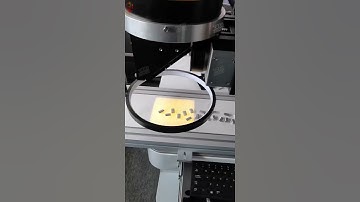 CCD Automatic Visual Positioning Fiber Laser Marking Machine from fly laser