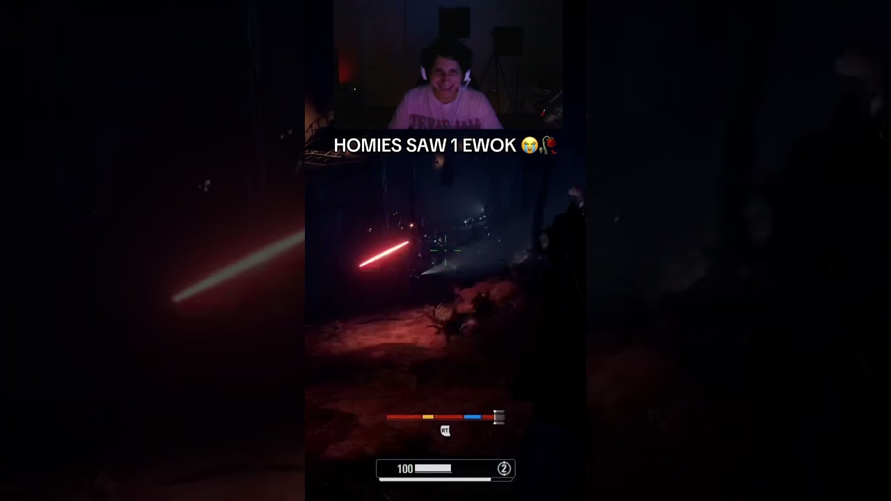 BRO 😭 #starwars #gaming #funny #disney #shorts