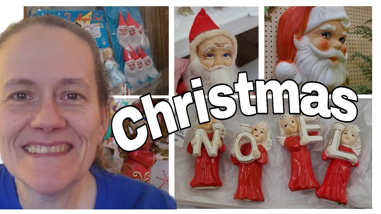 Antique Store PACKED with Vintage Christmas Treasures! - YouTube
