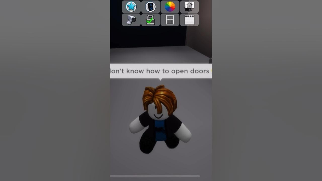 Bro did not know how to open doors 💀 roblox brookhaven funny memes