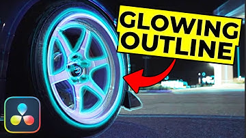 How To Make GLOWING OUTLINE Effect in Davinci Resolve 19 Tutorial