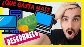 🆎 Qué CONSUME mas un PC o LAPTOP 🐱 Que GASTA mas un PC o Laptop 💧