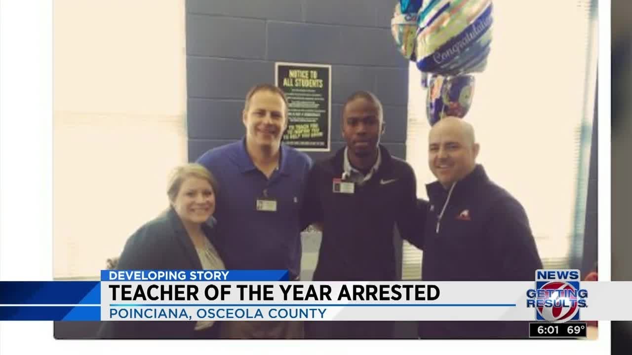 Teacher of the year accused of sexual misconduct with student - YouTube