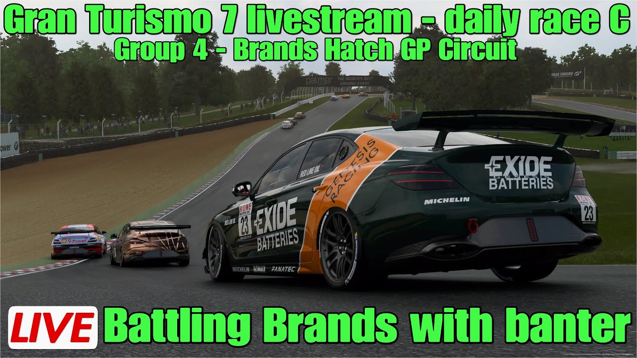 Gran Turismo 7 livestream - Daily race C....Group 4 - Brands Hatch GP ...
