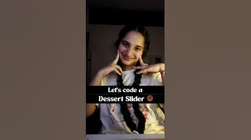 Animated Dessert Slider | React + Framer Motion UI #development  #frontenddevelopment #framermotion