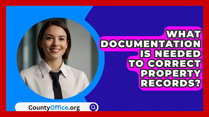 What Documentation Is Needed To Correct Property Records? - CountyOffice.org
