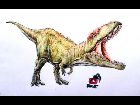 Dibujando al Giganotosaurus de Jurassic World Evolution || - thptnganamst.edu.vn