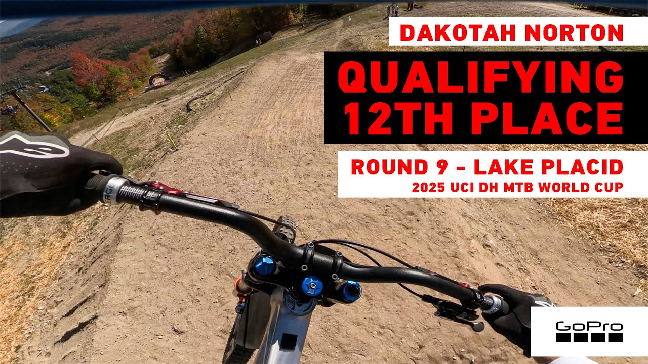 GoPro: Dakotah Norton Charges hard in Q1 Qualifying - '25 UCI DH MTB World Cup