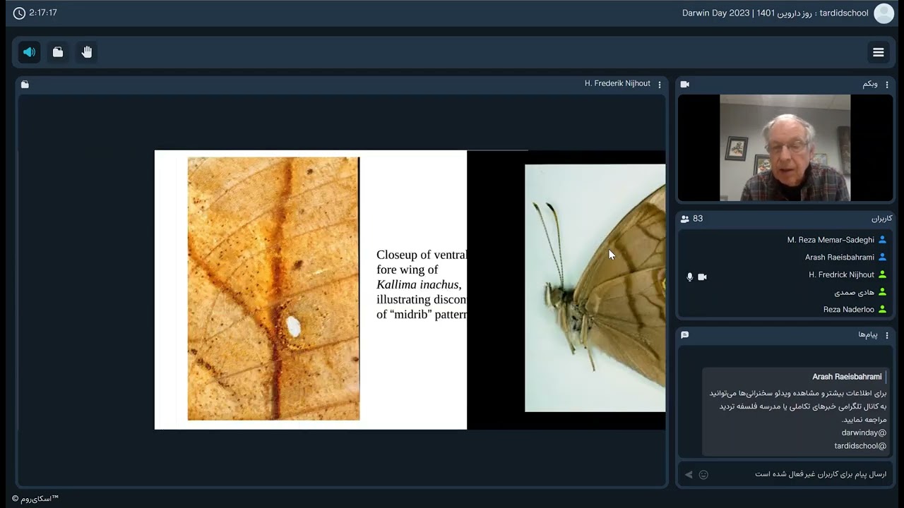 The Evolution and Development of Butterfly Wing Patterns | H. Frederik Nijhout | Darwin Day 2023