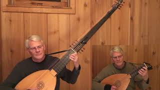 Video thumbnail of "Greensleeves variations - Daniel Estrem, renaissance lute and archlute"