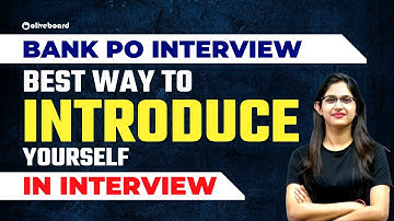 Best Way To Introduce Yourself in Interview | SBI PO Interview | IBPS PO Interview | Sushmita Ma
