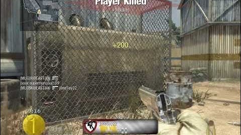 Black Ops One in the Chamber Amazing Random Collateral on Firing Range