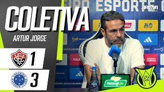 COLETIVA ARTUR JORGE | AO VIVO | Vitória x Cruzeiro - Brasileirão 2026