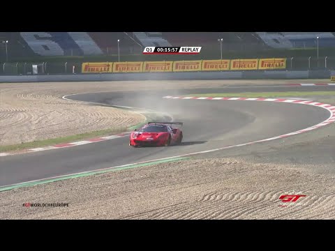 blancpain-gt-nurburgring:-#111-kessel-racing-ferrari-crash