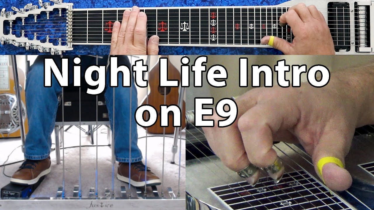 An Easy Way to Play the Night Life Intro on E9 Pedal Steel Guitar