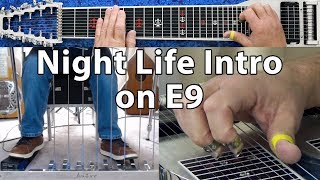 An Easy Way to Play the Night Life Intro on E9 | Pedal Steel Guitar Beginner Lesson