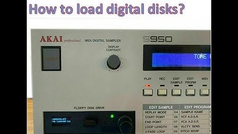 How to update Flashfloppy and How to load disk on Akai S-950 S-900 S950 S900?