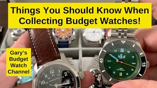 Budget Watch Collecting - Things I wish I knew when I started!