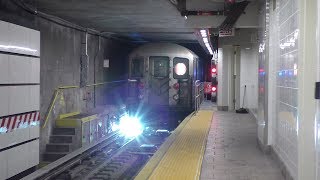 NYC Subway HD 60fps: R62A 1 Train Departs New South Ferry Station (7/2/17)