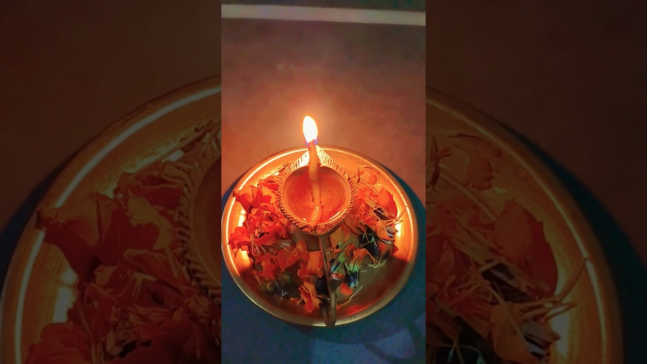 mukhya dwar per Tel ka Deepak 🪔🌹 jalane Se 🌷🌺 Kya hota Hai