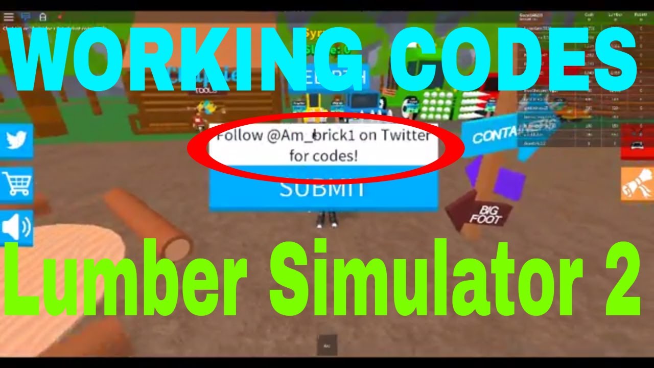 Codes Lumber Simulator 2 100 Cash YouTube
