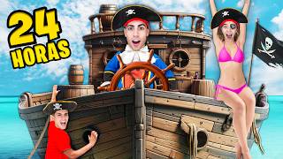 24 HOURS ON A PIRATE SHIP !!