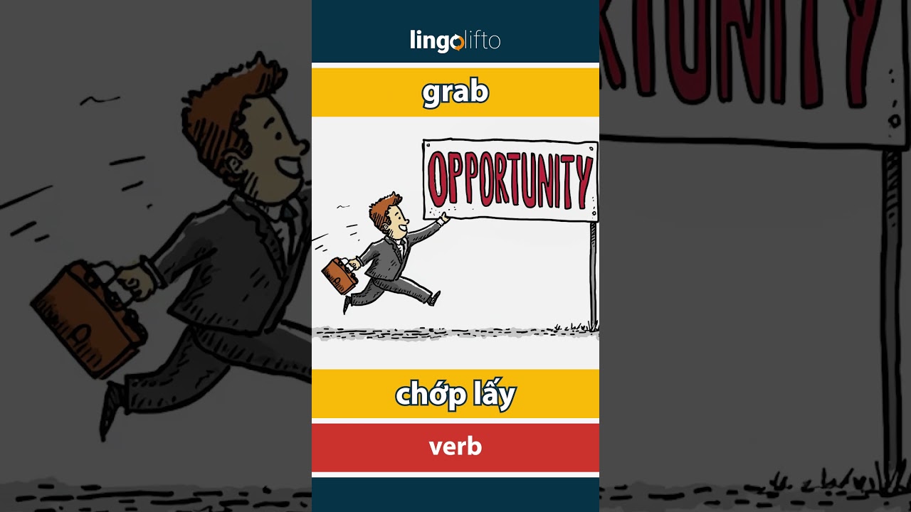 🇬🇧🇻🇳 grab - chớp lấy : learn English : h&atilde;y học tiếng Anh : vocabulary builder