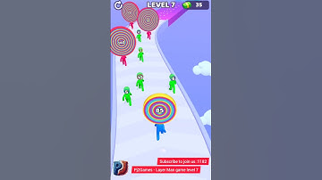 Layer Man 👽 #game level 7 #shorts #gameplay #layerman #race #run