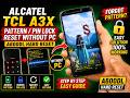TCL A3X Pattern Pin Lock Reset Without PC || TCL A3X A600DL Hard Reset