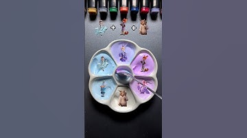 Gazelle Or Judy Hopps Guess Color Mixing #colormixing #satisfying #zootopia2