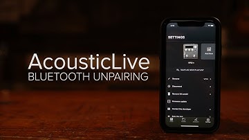 Bluetooth Unpairing | Voiceprint DI & AcousticLive