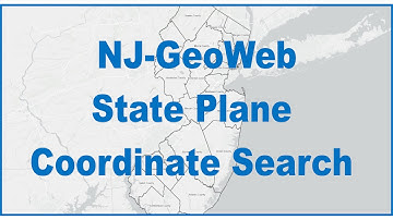 15. NJ GeoWeb State Plane Coordinate Search
