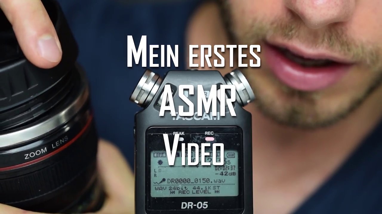 [ASMR] MEIN ERSTES VIDEO UND MIKROFONTEST | deutsch/german