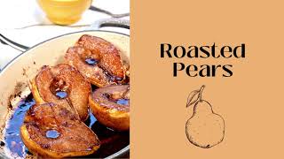 Roasted Balsamic Pears