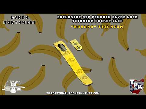Lynch Northwest Exclusive: QSP Penguin Glyde Lock Titanium Clip - 