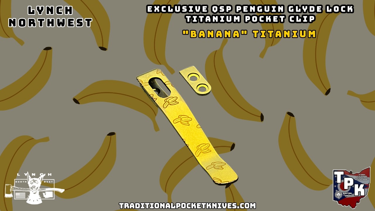 Lynch Northwest Exclusive: QSP Penguin Glyde Lock Titanium Clip