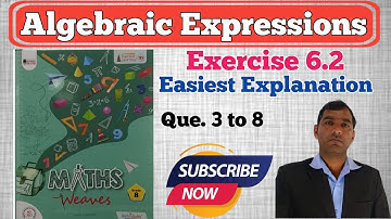 exercise 6.2 class 8th maths weaves book