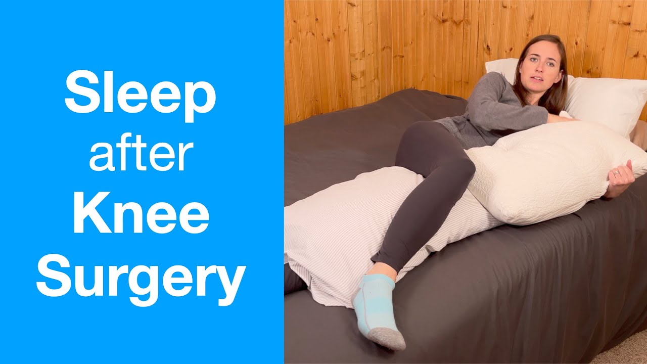 Woman Using Ice Therapy After Surgery