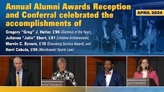 2024 Annual Alumni Awards Reception and Conferral