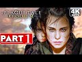 A PLAGUE TALE REQUIEM Gameplay Walkthrough Part 1 [4K 60FPS PC ULTRA] - No Commentary (FULL GAME)