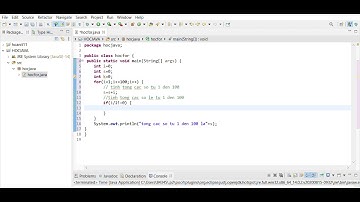JAVA-cơ bản: HƯỚNG DẪN TÍNH TỔNG CÁC SỐ TỪ 1 ĐẾN 100 VÀ TỔNG CÁC SỐ LẺ