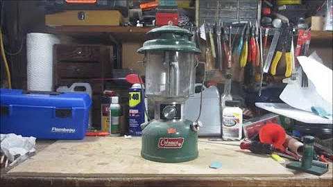 Let's clean up a Coleman 220K Lantern!