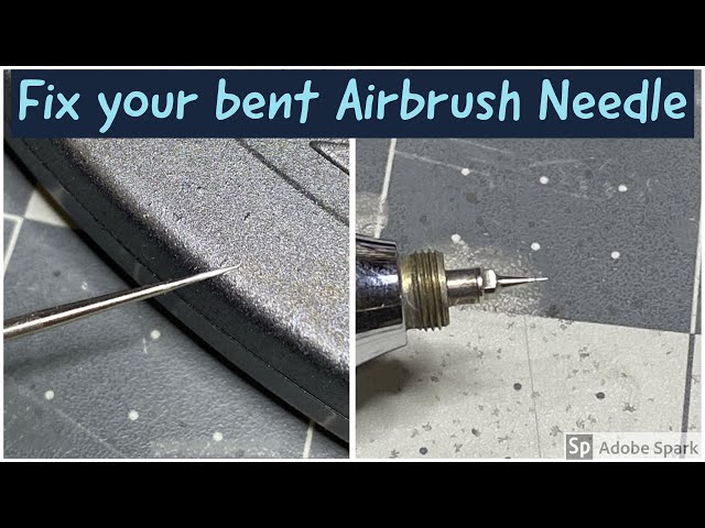 Airbrush needle repair 