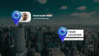 Location Pin Titles || After Effects / Videohive, After effects project files, Titles, Miscellaneous